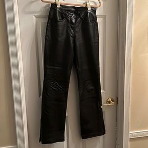 Bebe leather pants. Barely worn.
